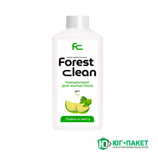 Концентрат для мытья пола 1л Лайм и мята Forest Clean